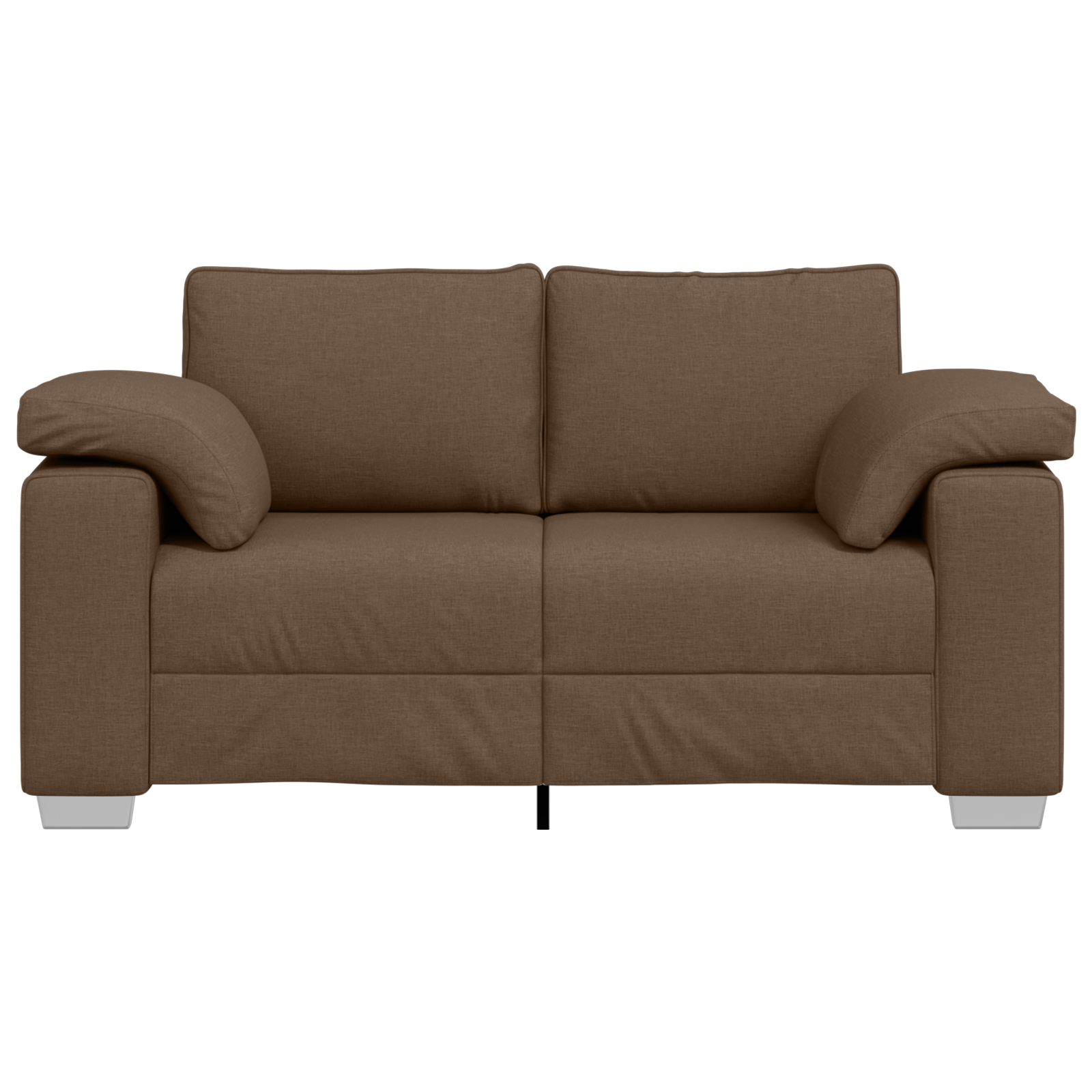 Divano Loveseat  Marrone 120 cm in Tessuto