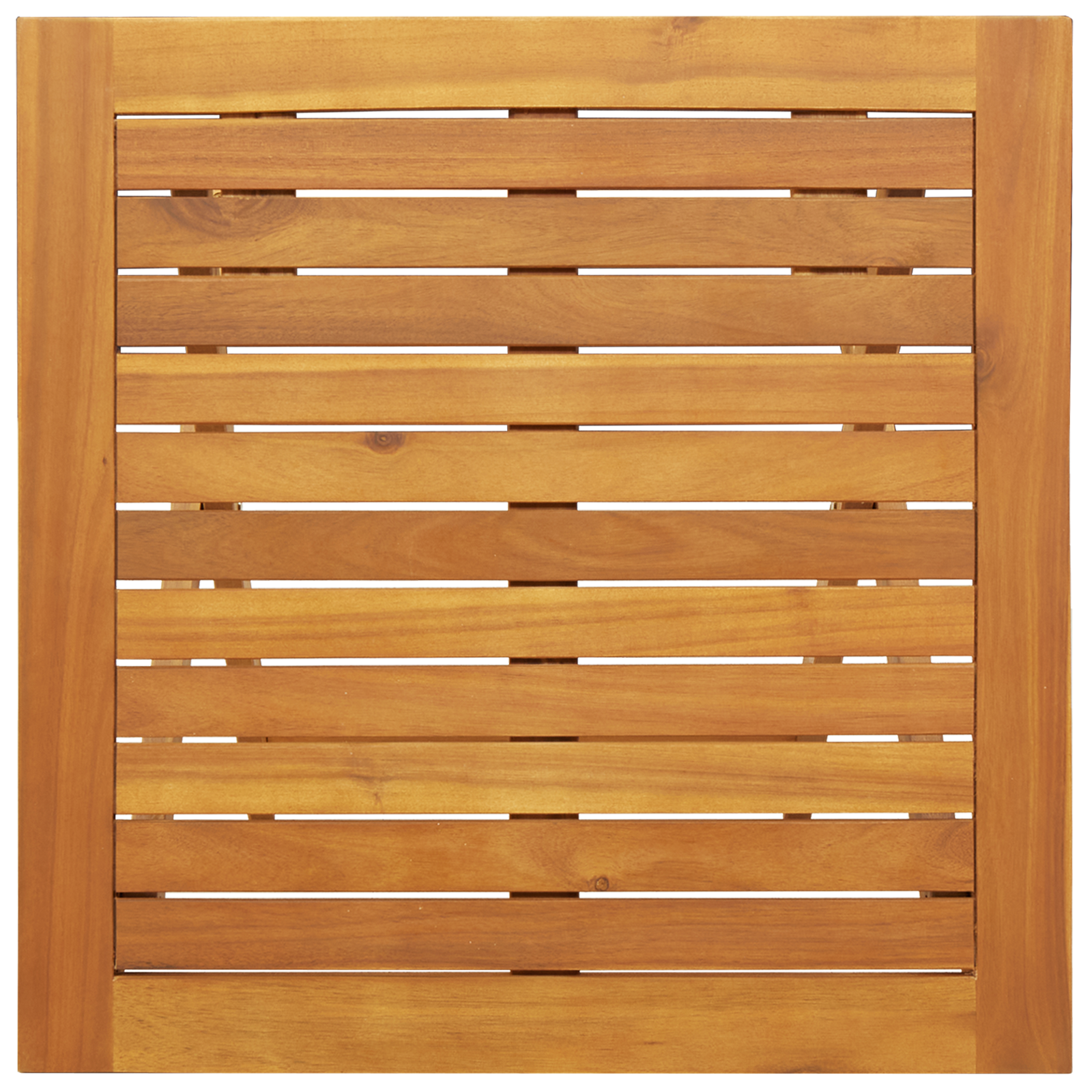 Tavolo da giardino pieghevole quadrato 60x60x72 cm legno massello di acacia