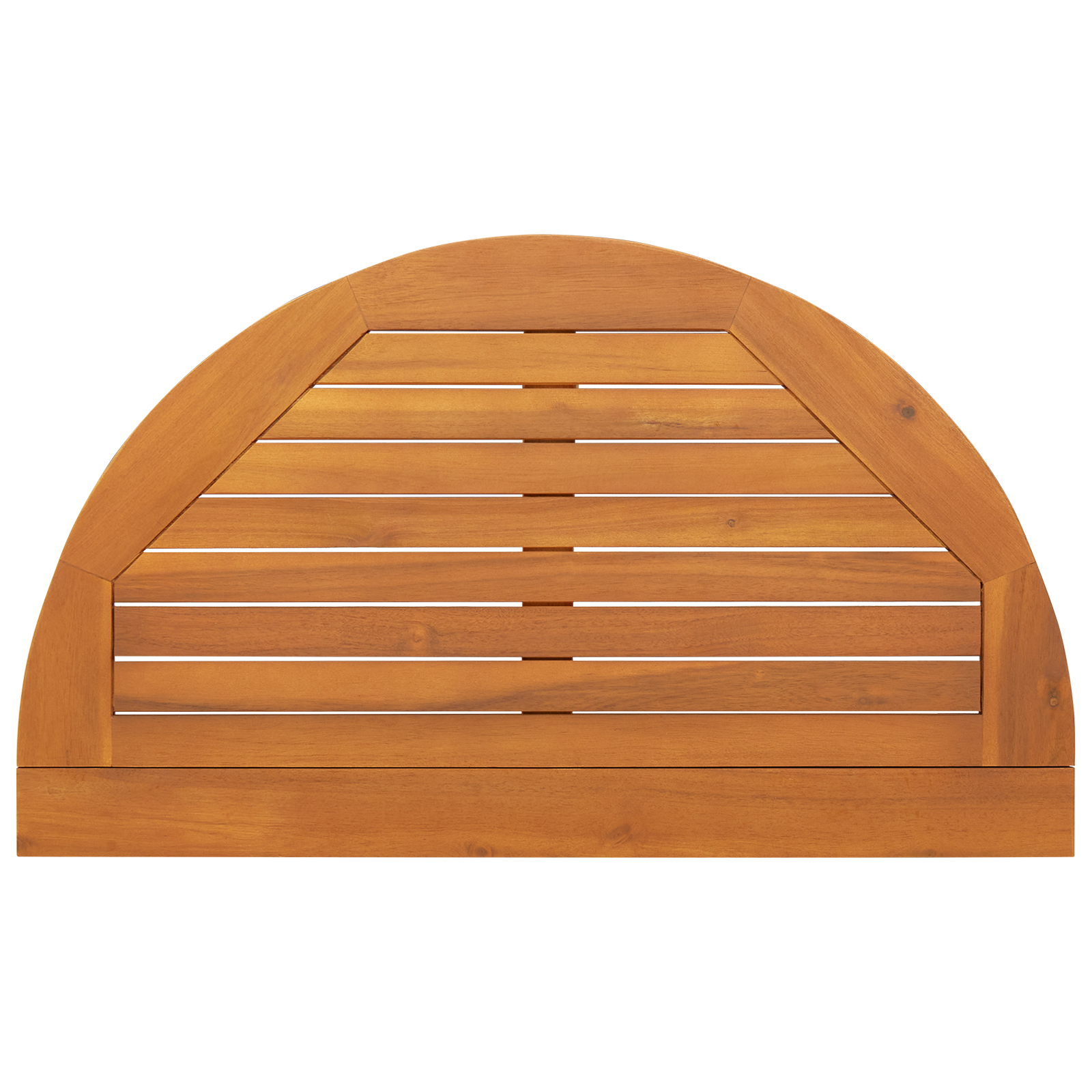 Set Bistro Pieghevole da 3 Pz con Cuscini in Legno Solido di Acacia