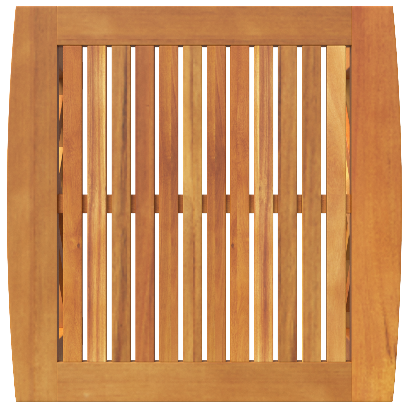 Tavolo laterale da giardino  Marrone 45x45x50 cm in legno massello di acacia