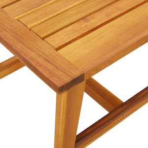 Tavolino  45x45x40 cm in legno massello di acacia