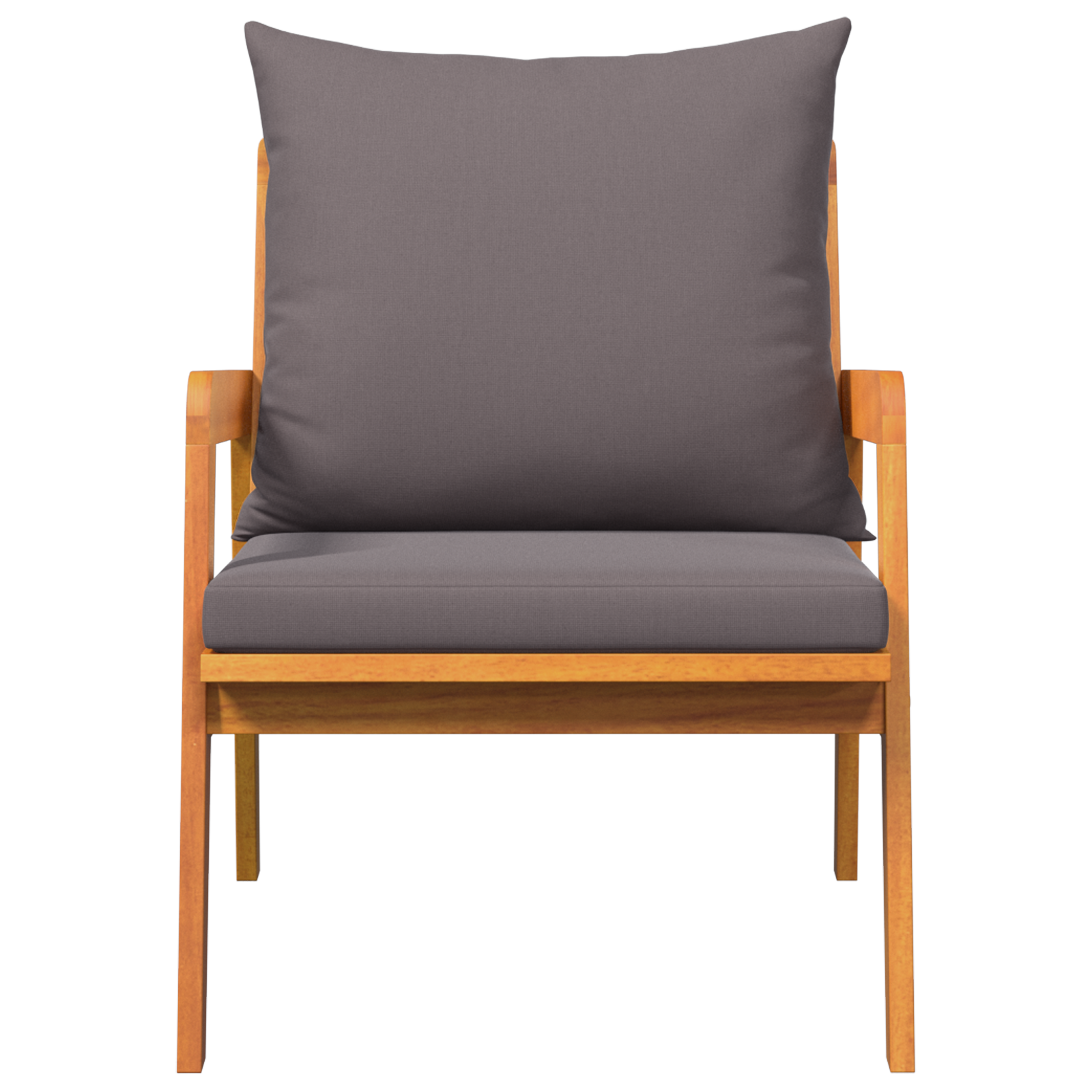 Sedie da Giardino 2 pz 59.5x65x71.5 cm Legno Massello di Acacia