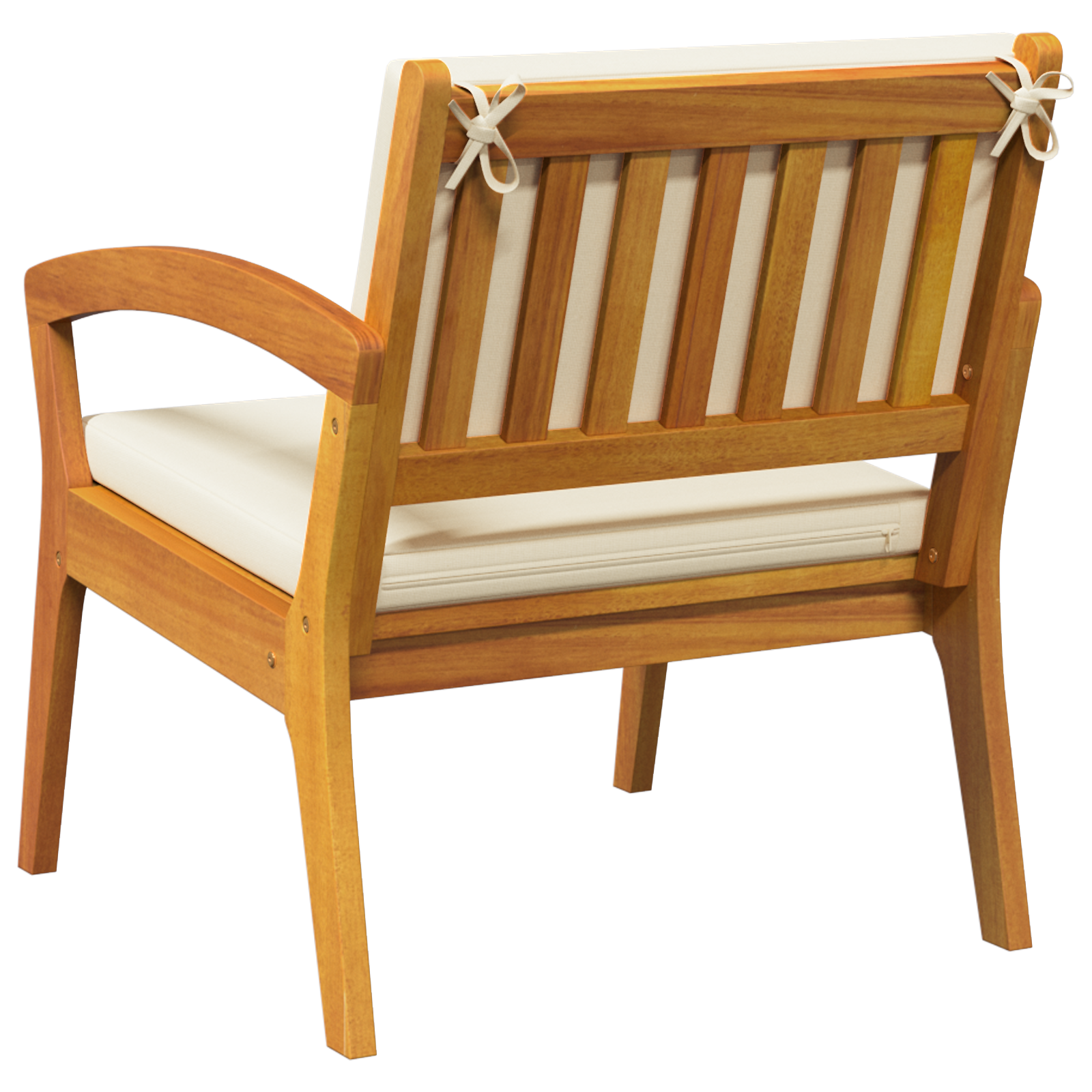 Sdraio da giardino  2 pz 59,5x70,5x72,5 cm in legno massello di acacia