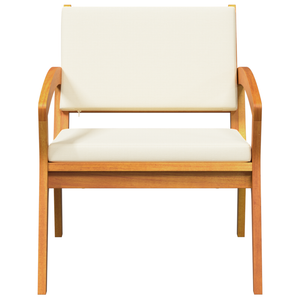 Sdraio da giardino  2 pz 59,5x70,5x72,5 cm in legno massello di acacia