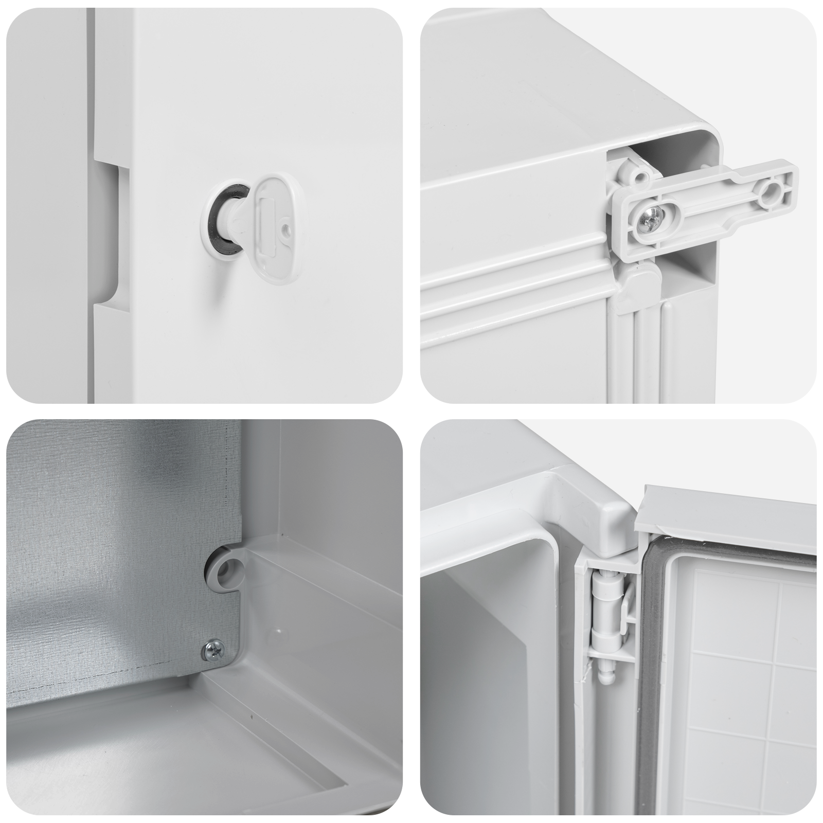 Armadio di Controllo IP65 Impermeabile Grigio 18x13x24 cm Plastica ABS