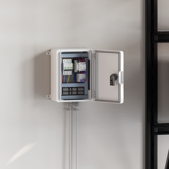 Armadio di Controllo IP65 Impermeabile Grigio 18x13x24 cm Plastica ABS