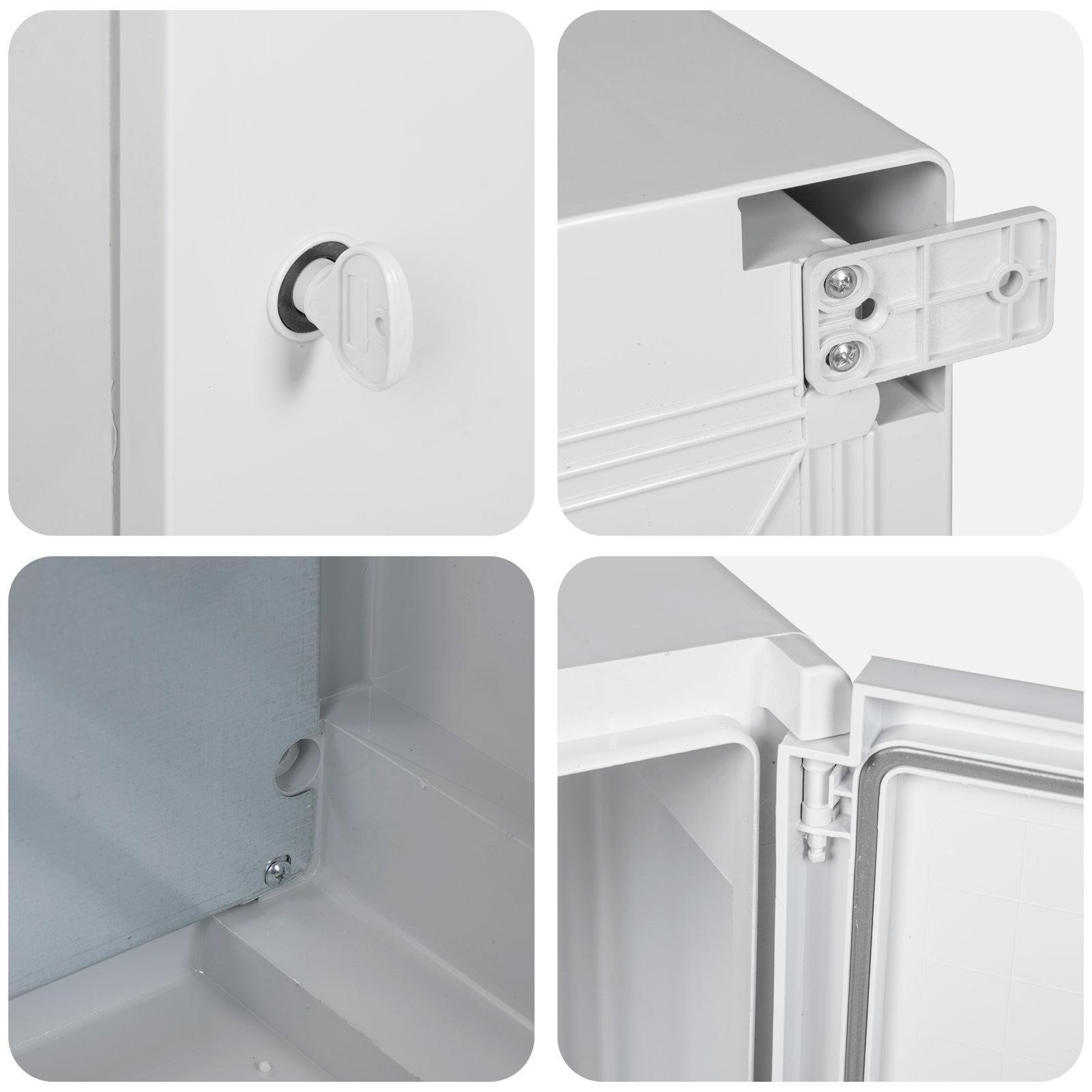 Armadio di Controllo IP65 Waterproof Grigio 30x16,5x35 cm Plastica ABS