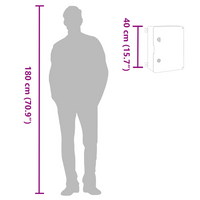 Armadio di controllo IP65 Impermeabile Grigio 30x19,5x40 cm Plastica ABS