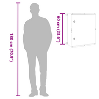 Armadio di Controllo IP65 Impermeabile Grigio 50x23x60 cm Plastica ABS