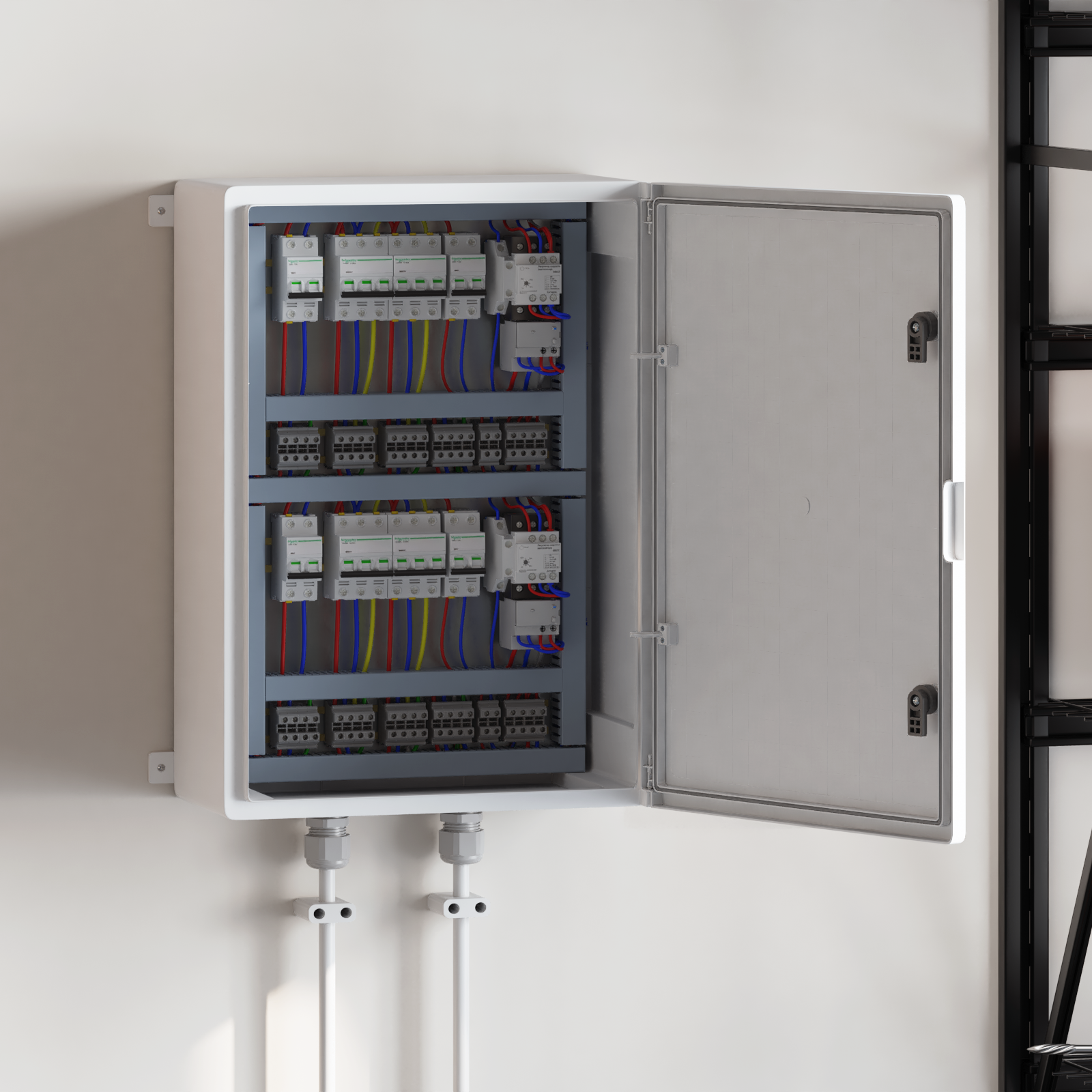 Armadio di Controllo IP65 Impermeabile Grigio 50x24,5x70 cm Plastica ABS