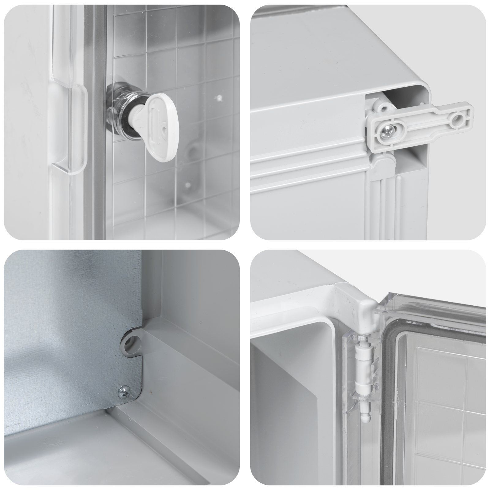 Armadio di controllo IP65 Impermeabile Grigio 18x13x24 cm Plastica ABS