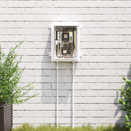 Armadio di Controllo IP65 Impermeabile Grigio 25x15x35 cm Plastica ABS