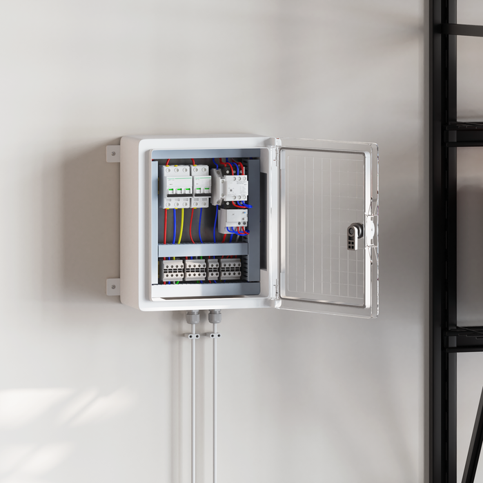 Armadio di controllo IP65 Impermeabile Grigio 30x16,5x35 cm Plastica ABS