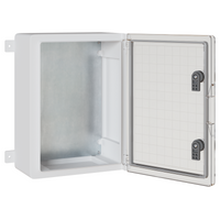 Armadio di controllo IP65 impermeabile grigio 30x16.5x40 cm in plastica ABS