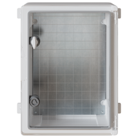 Armadio di controllo IP65 impermeabile grigio 30x16.5x40 cm in plastica ABS