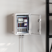 Armadio di controllo IP65 impermeabile grigio 30x16.5x40 cm in plastica ABS