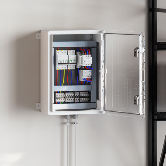 Armadio di Controllo IP65 Impermeabile Grigio 35x19,5x50 cm Plastica ABS