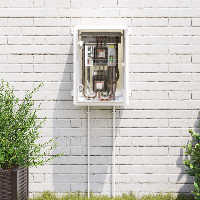 Armadio di Controllo IP65 Impermeabile Grigio 35x19,5x50 cm Plastica ABS