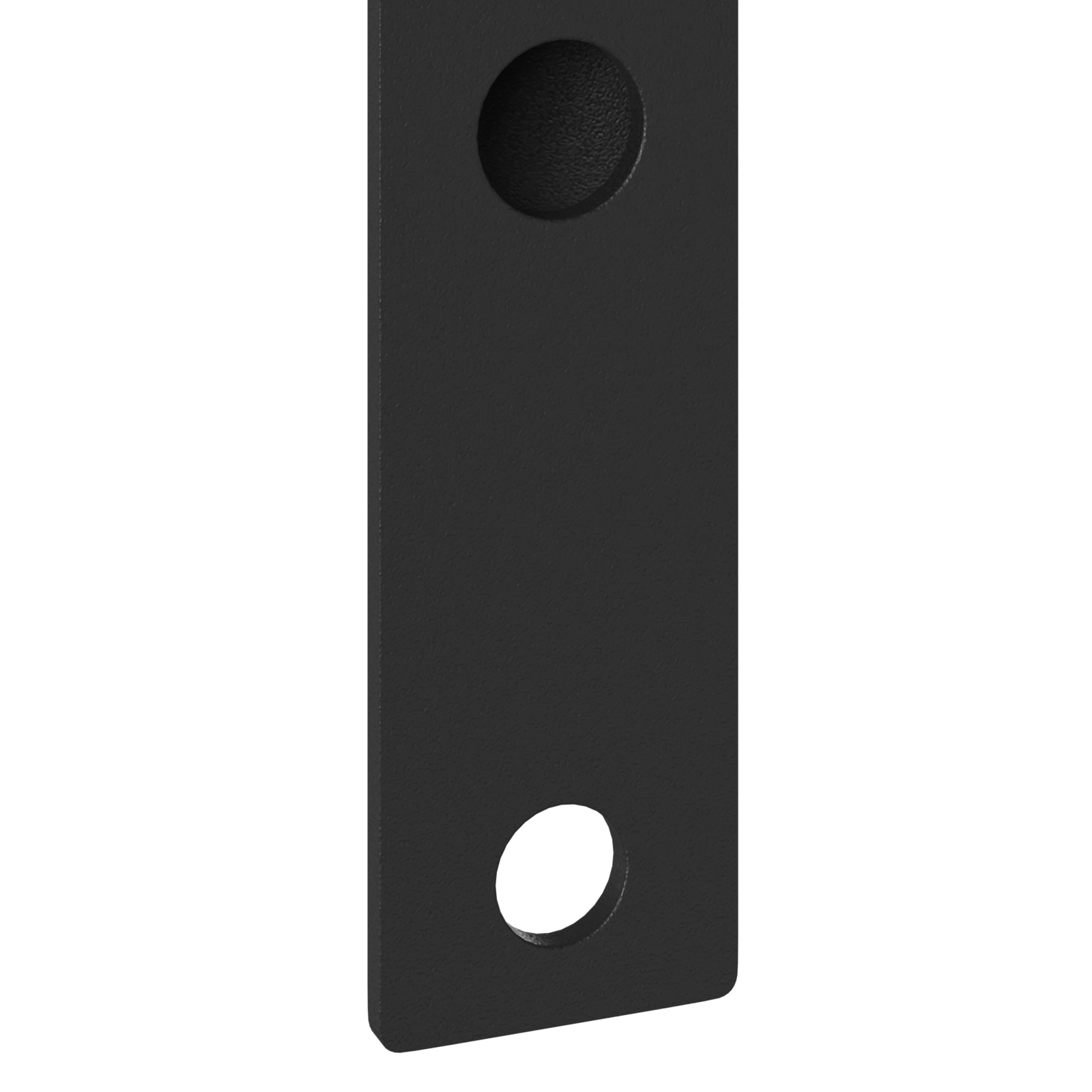 Supporto Bandiera  per 1 Bandiera da Muro - Acciaio Nero