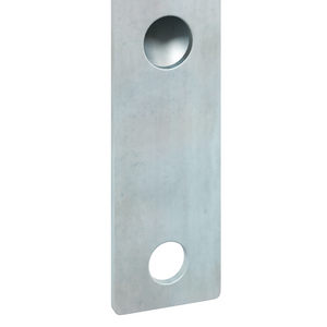 Supporto per bandiera  da attaccare al muro per 1 bandiera in acciaio argento