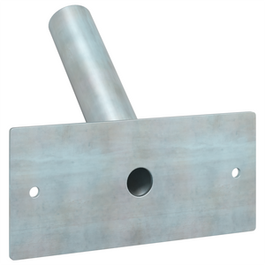 Supporto per bandiera  da muro in acciaio per 1 bandiera argento