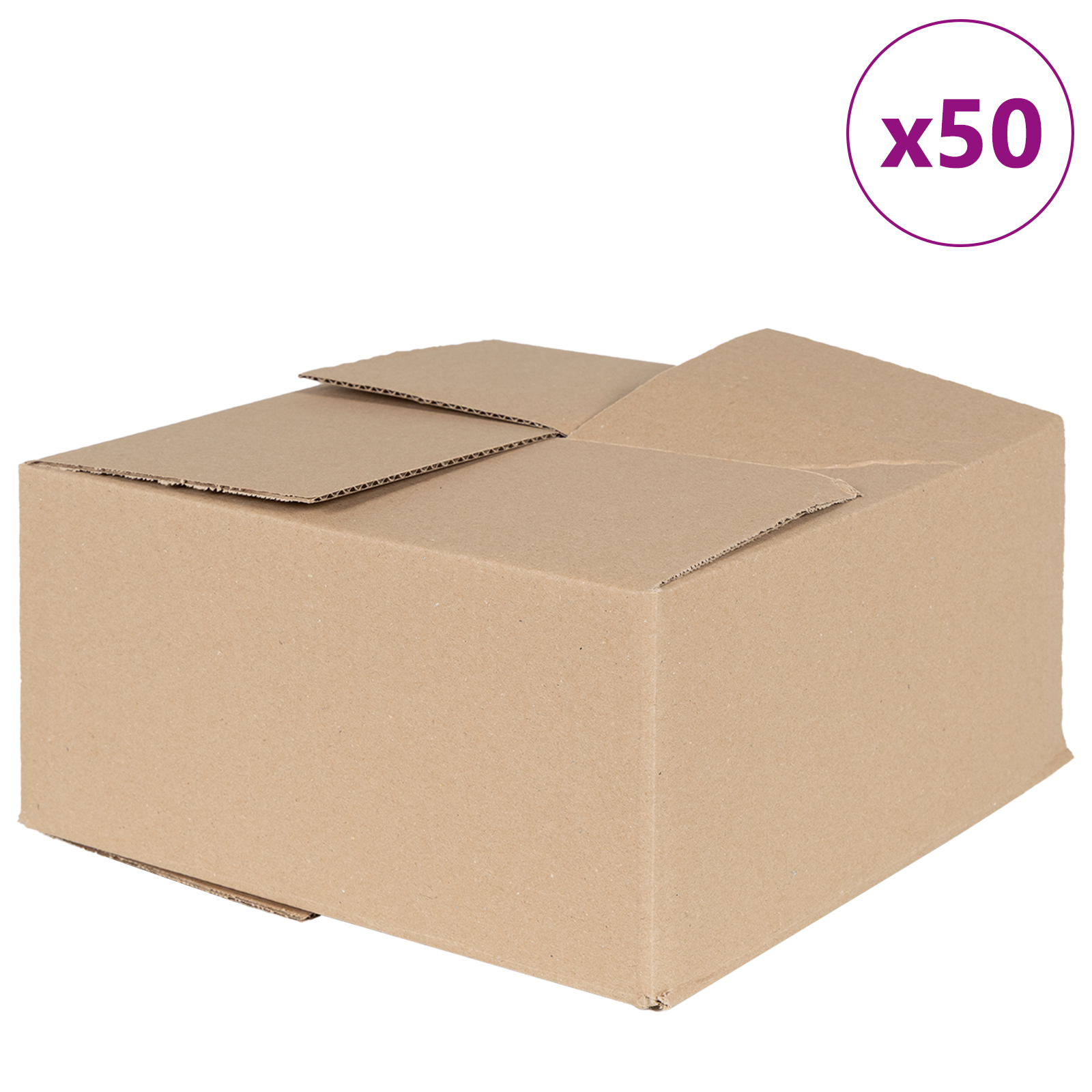 Scatola Pieghevole 50 pz 30x30x15 cm Cartone