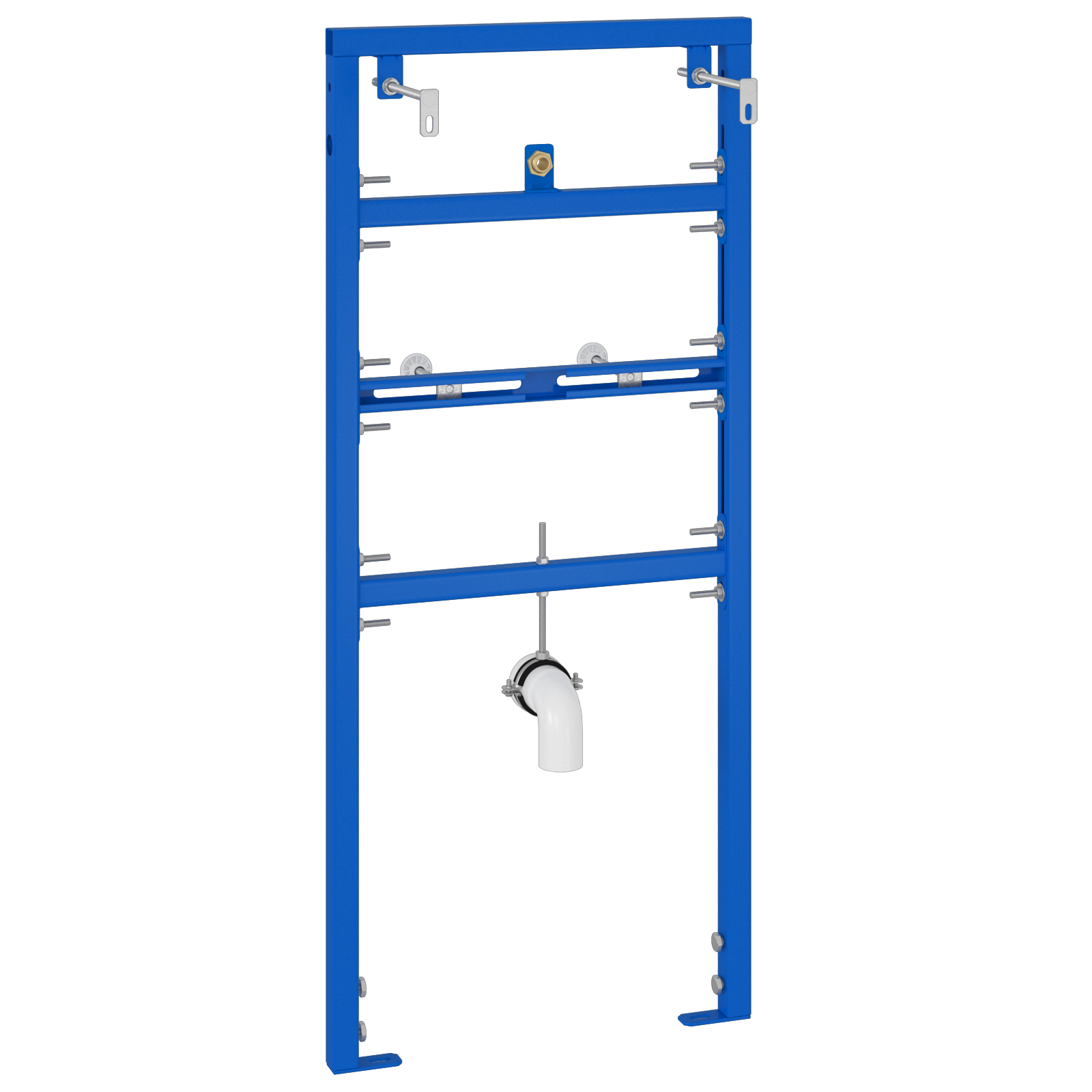 Struttura di Montaggio Nascosta per Urinale 50x115-139 cm Acciaio