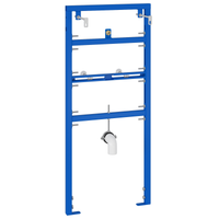 Struttura di Montaggio Nascosta per Urinale 50x115-139 cm Acciaio