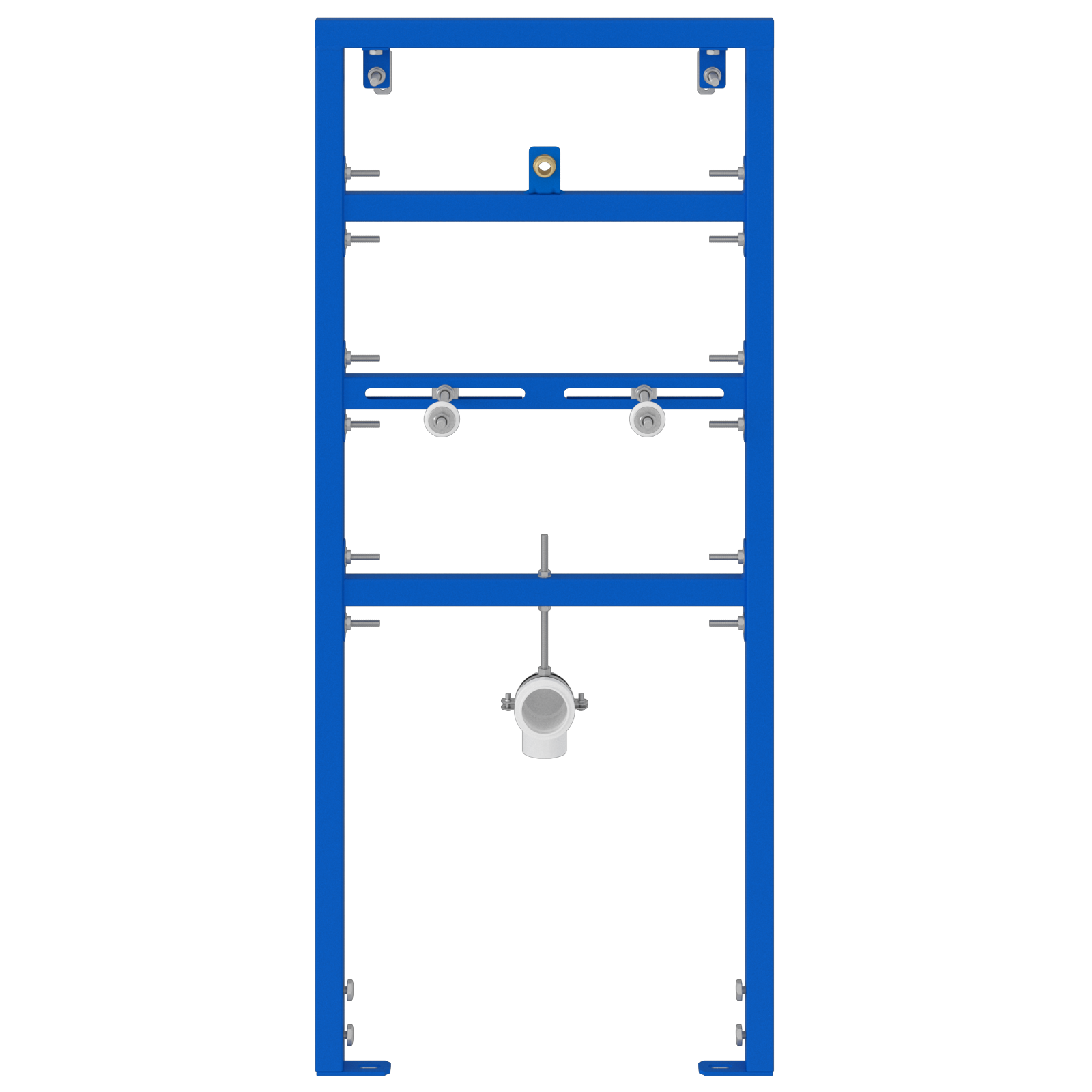 Struttura di Montaggio Nascosta per Urinale 50x115-139 cm Acciaio