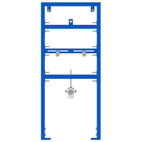 Struttura di Montaggio Nascosta per Urinale 50x115-139 cm Acciaio