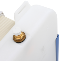 Telaio di montaggio a scomparsa per cassetta di scarico, doppio flusso in acciaio