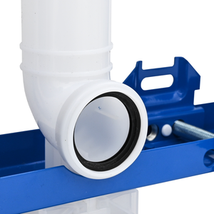 Telaio di montaggio a scomparsa per cassetta di scarico, doppio flusso in acciaio