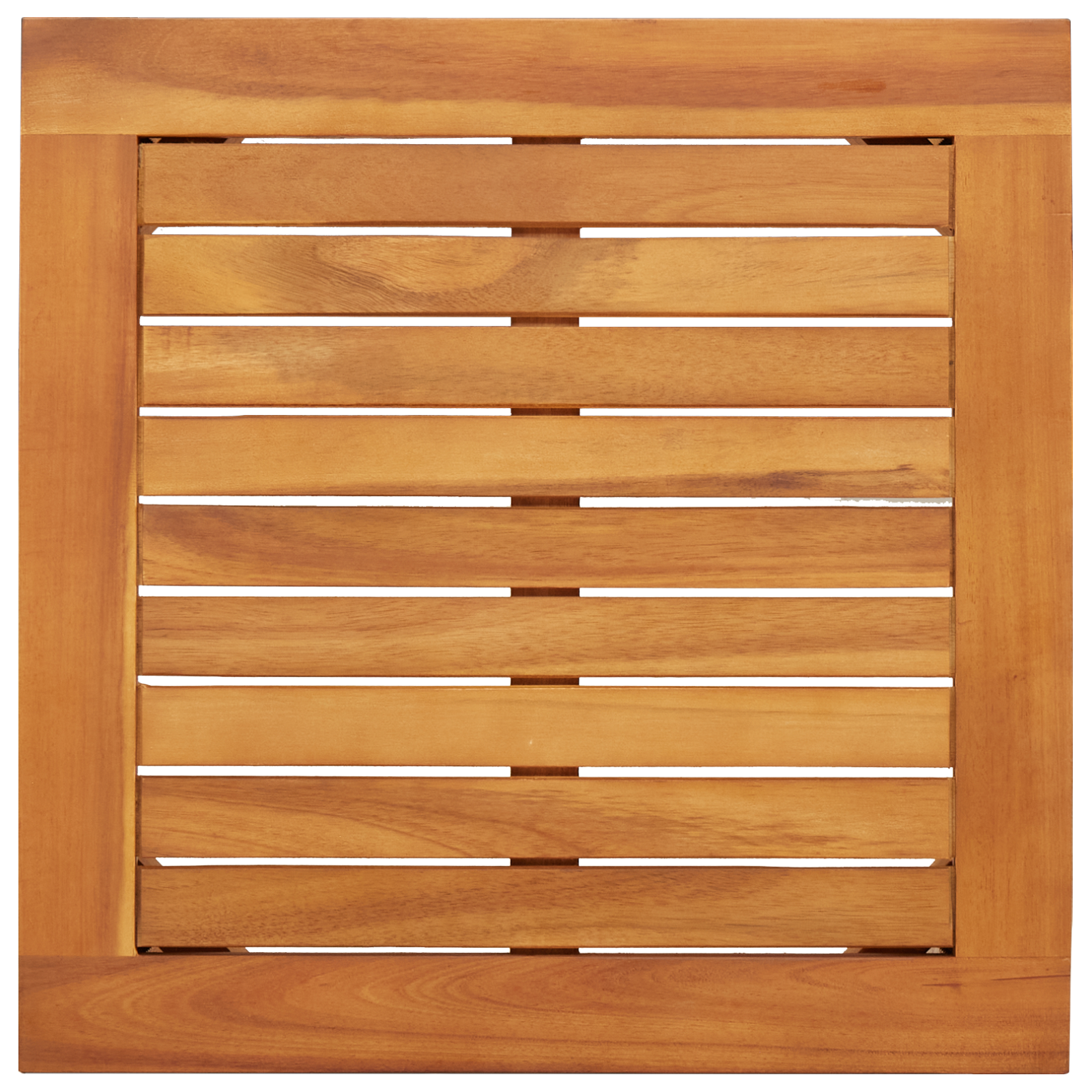 Set da giardino 3 pezzi  con cuscini in legno massello di acacia