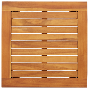 Set da giardino 3 pezzi  con cuscini in legno massello di acacia