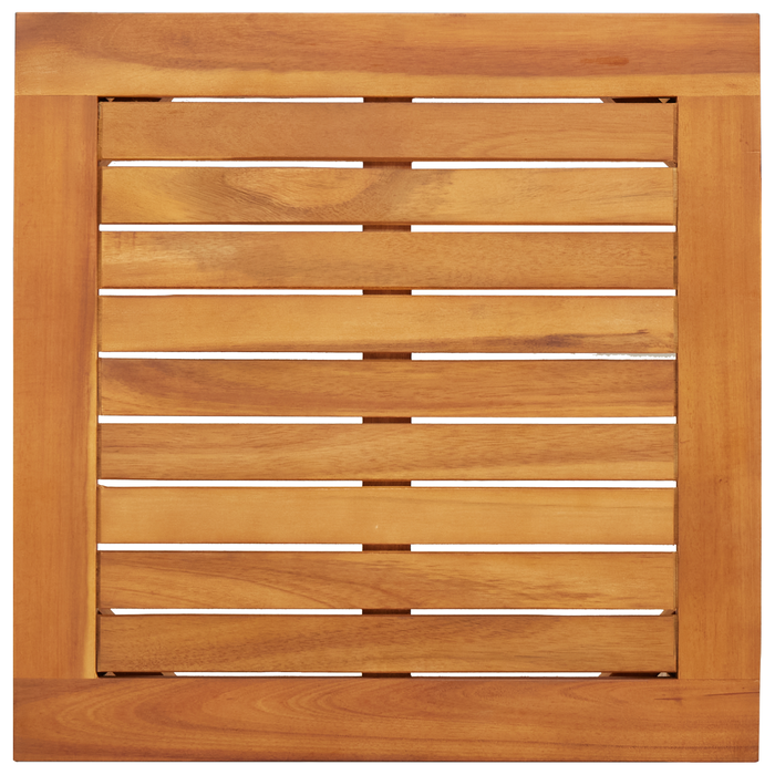 Set da giardino 3 pezzi  con cuscini in legno massello di acacia