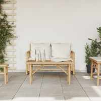 Tavolino da caffÃ¨  90x50x43 cm in bambÃ¹