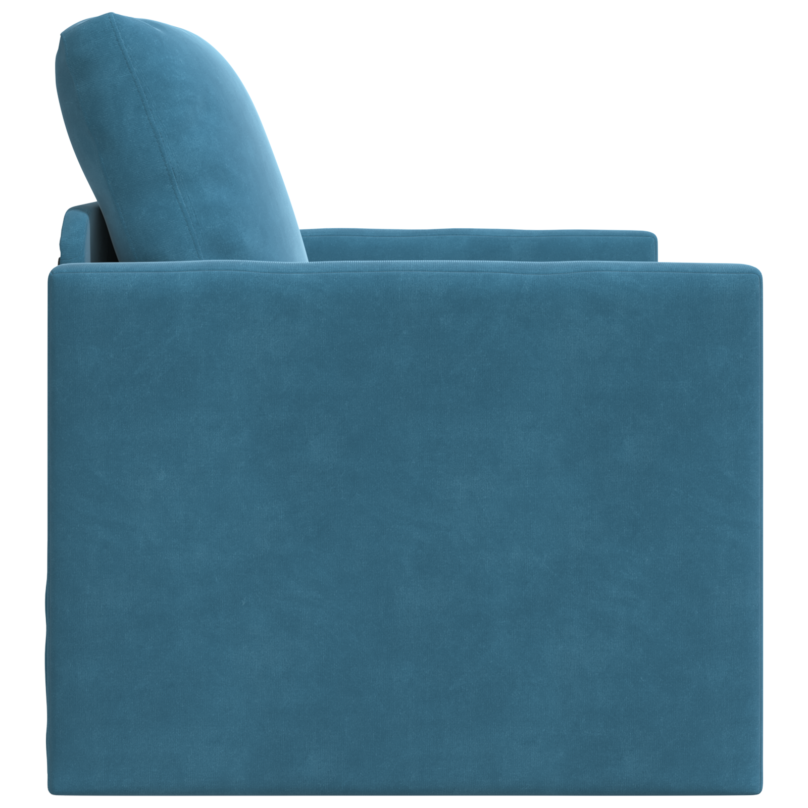 Divano Letto 2-in-1 Blu 74x77x81 cm in Velluto