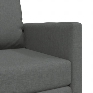 Sofa Bed Flooor 2-in-1 Grigio Scuro 74x77x81 cm Tessuto