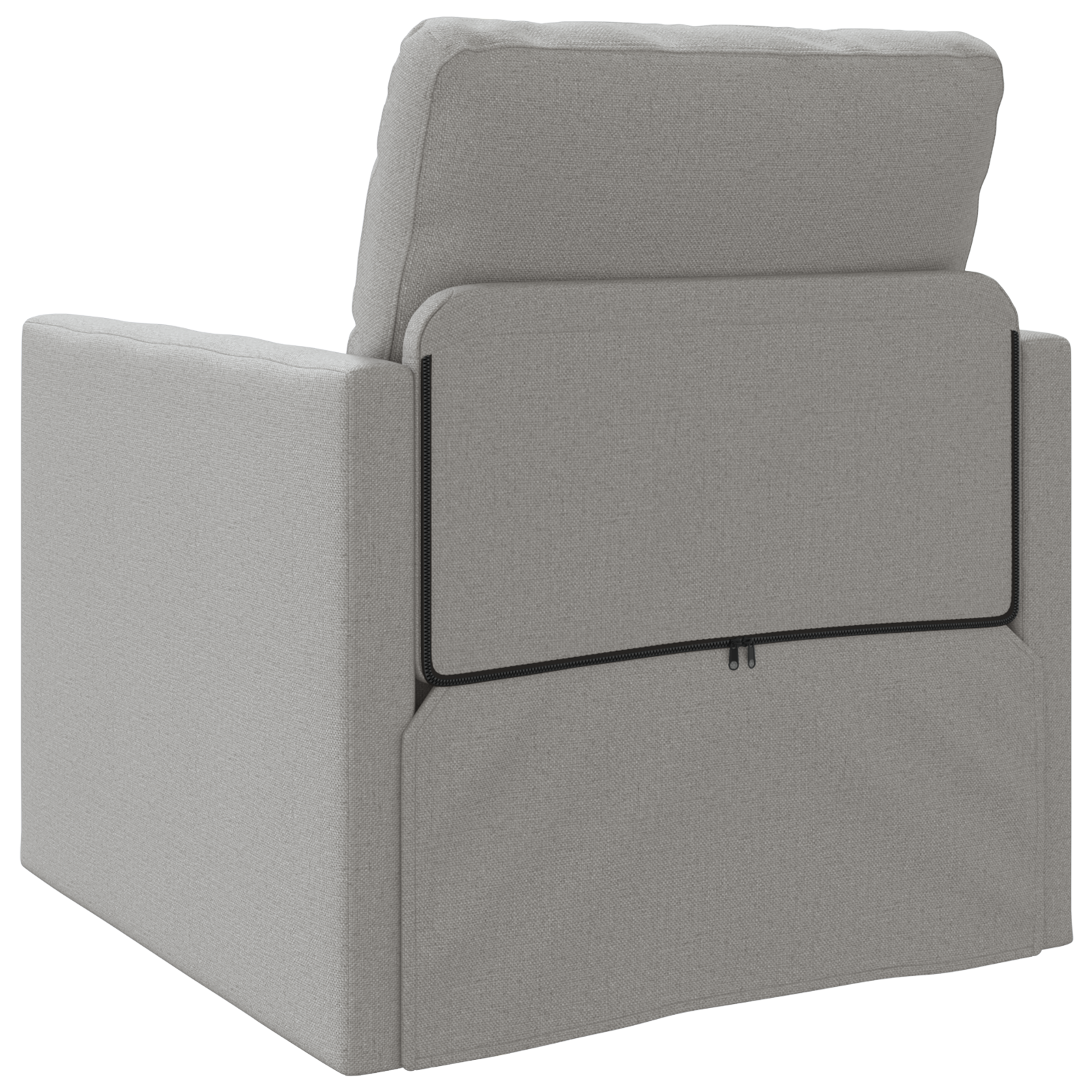 Divano Letto 2-in-1 Grigio Nuvola 74x77x81 cm Tessuto