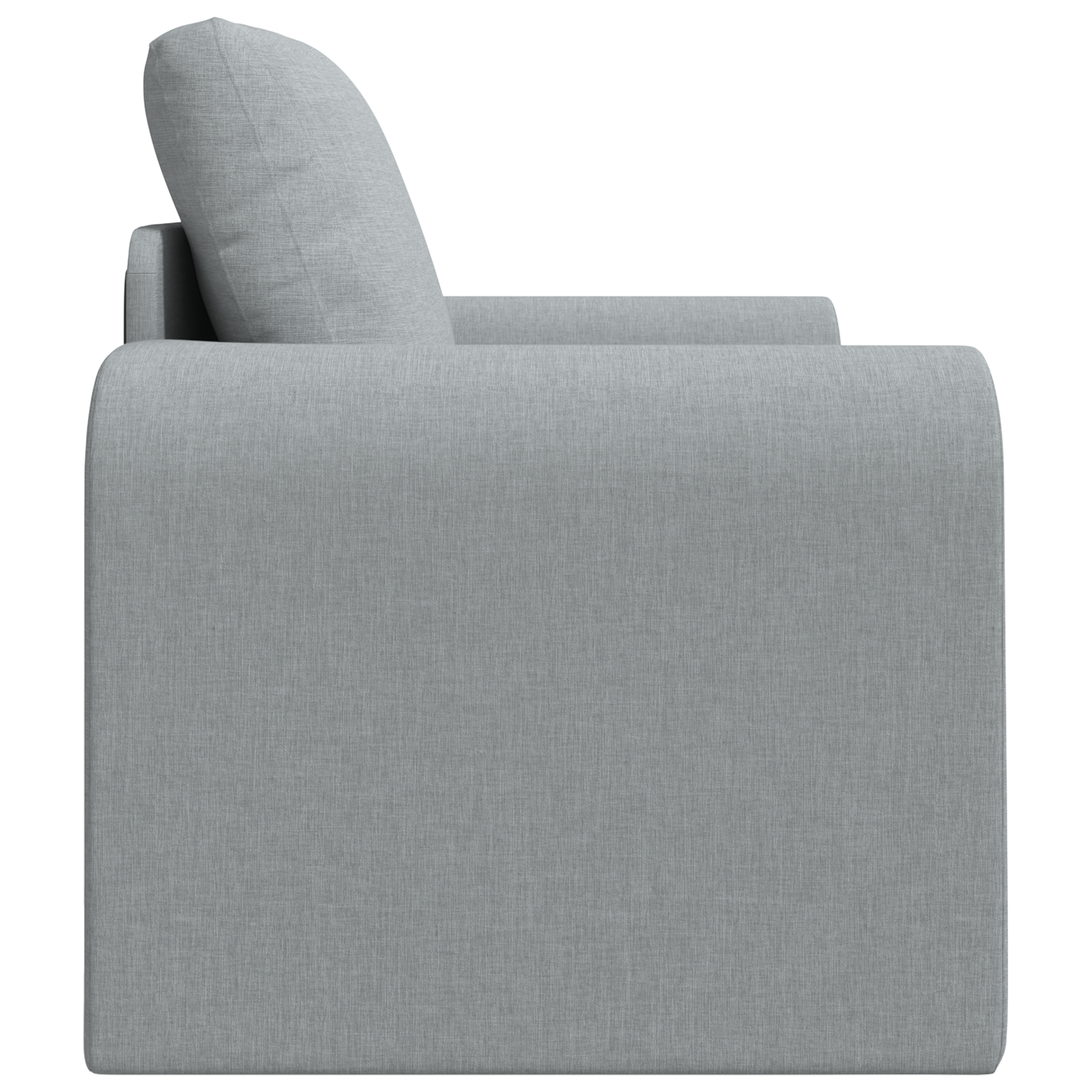 Divano Letto 2-in-1 Grigio Chiaro 98x71x83 cm Tessuto