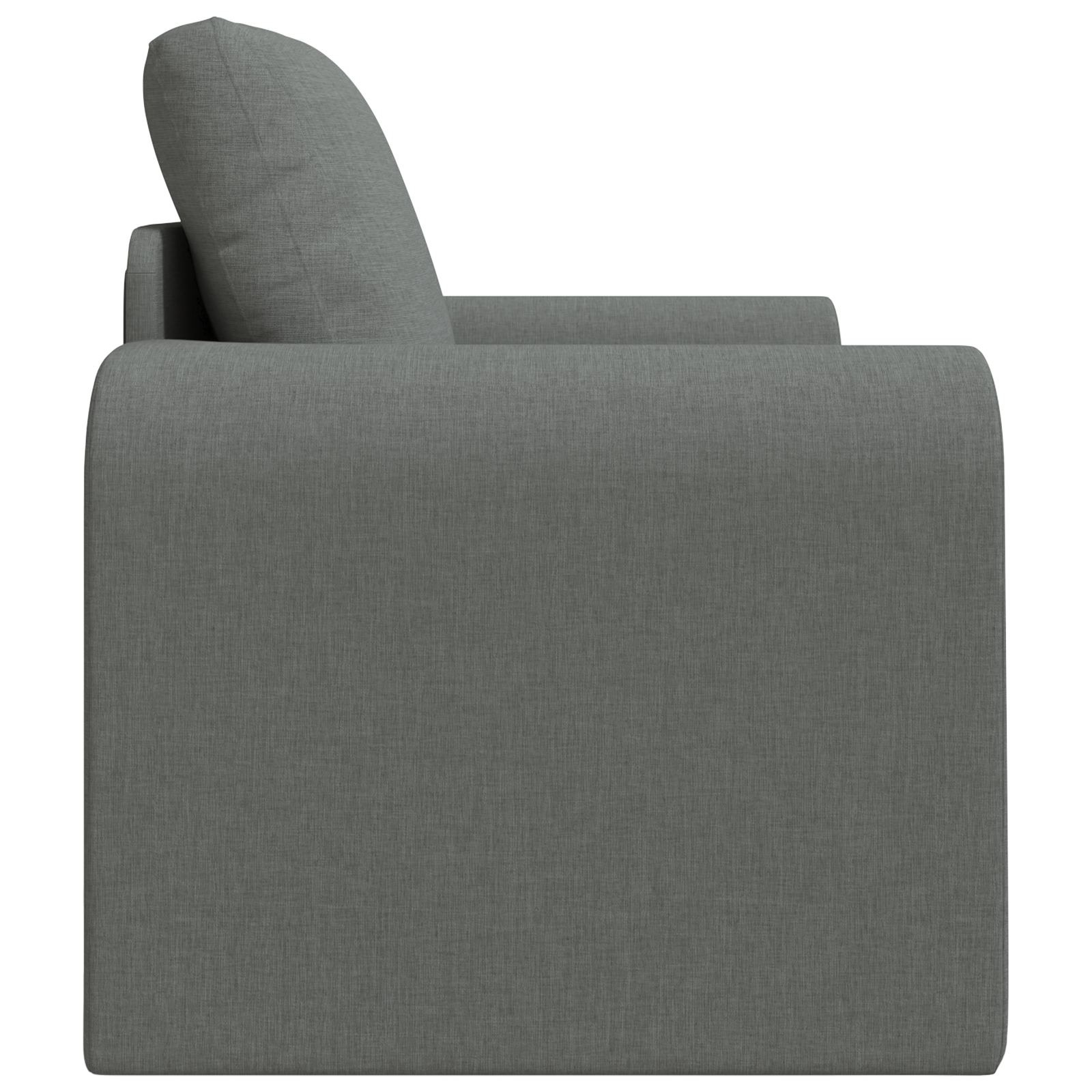Divano Letto 2-in-1 Grigio Scuro 98x71x83 cm Tessuto