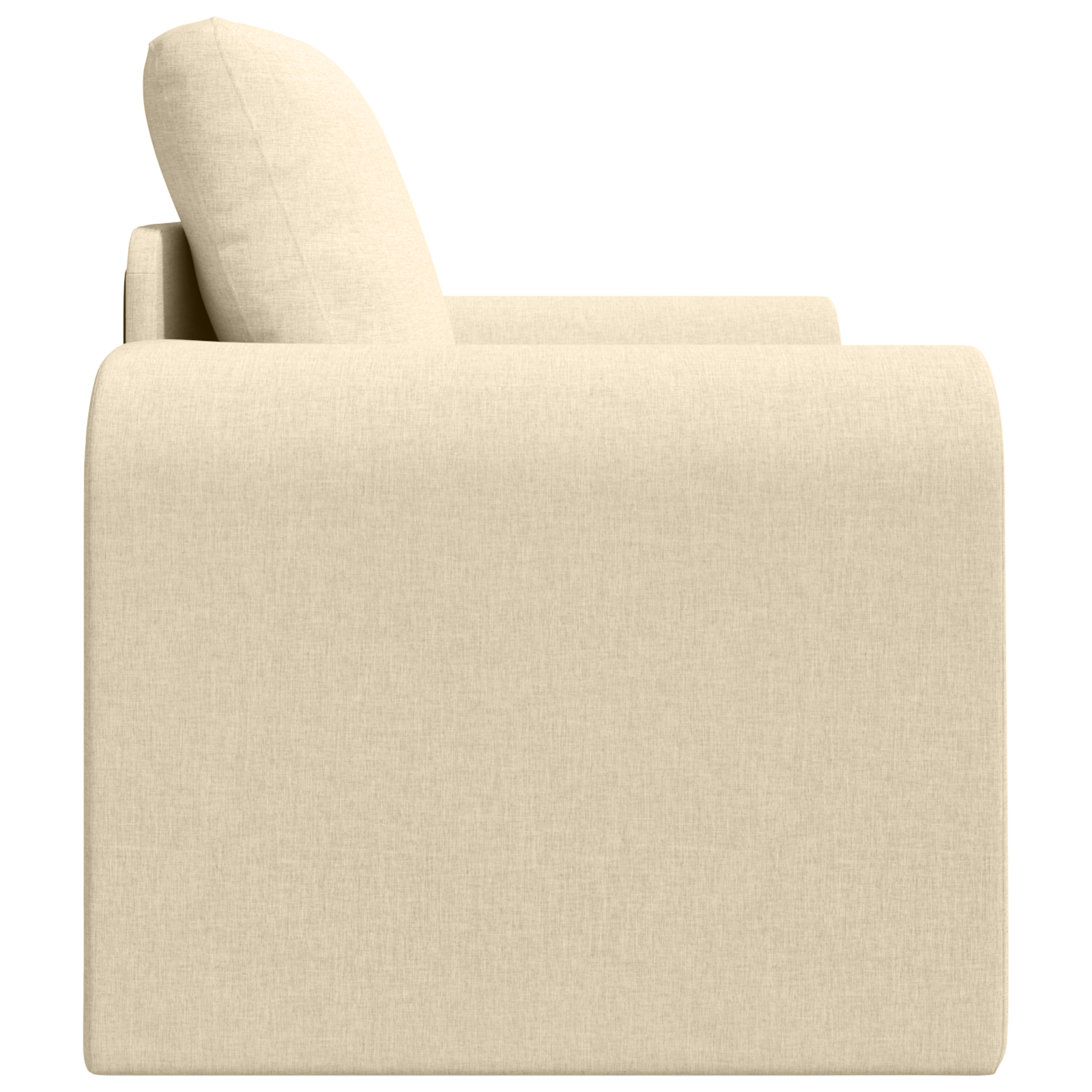 Divano Letto 2-in-1 Panna 98x71x83 cm Tappezzeria