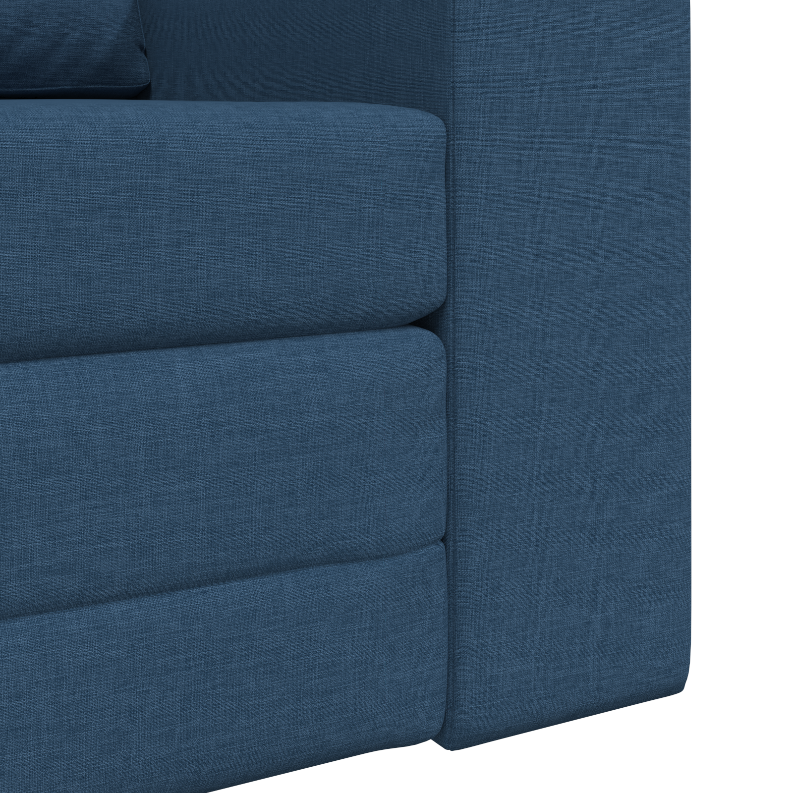 Divano Letto 2-in-1 Blu 98x71x83 cm Tessuto