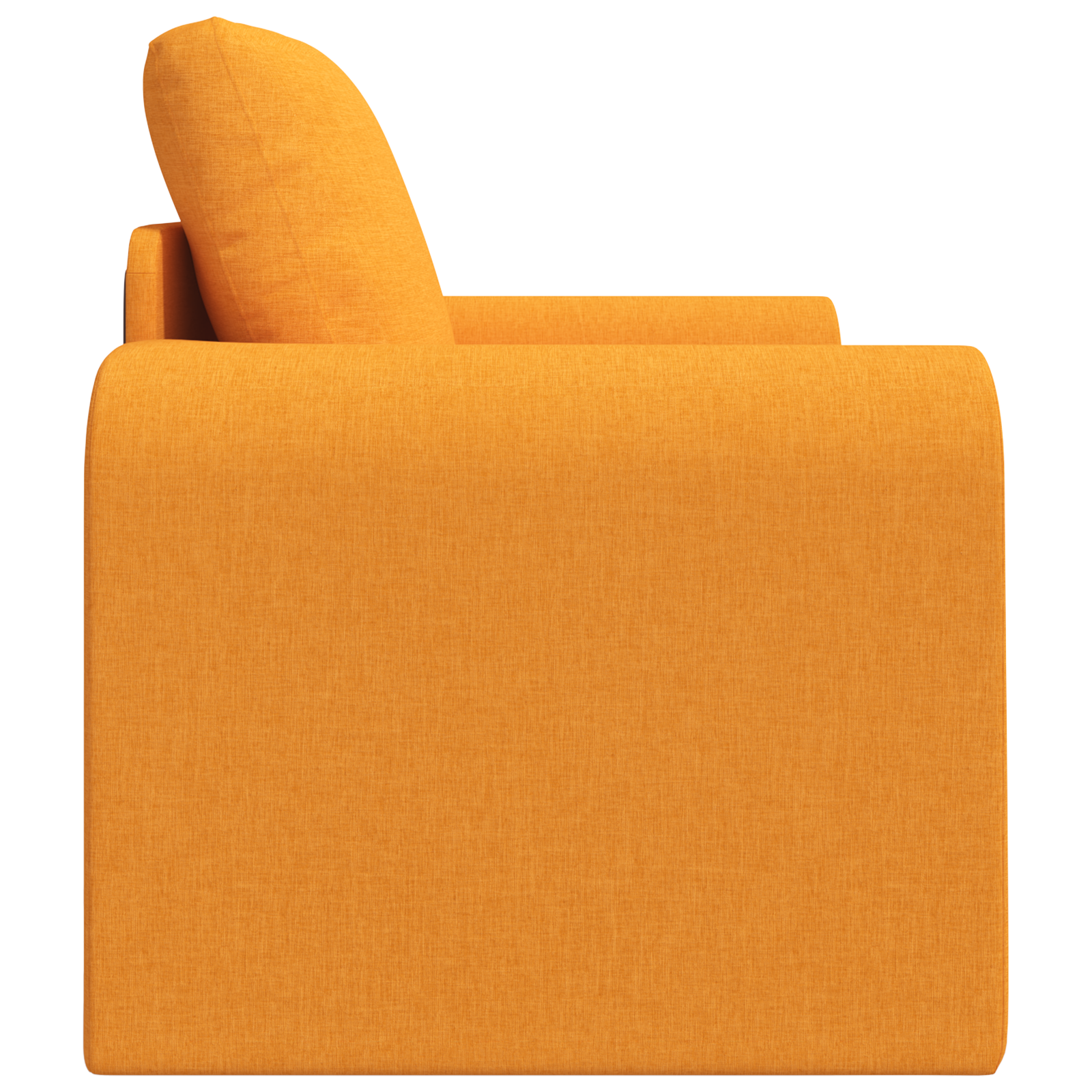 Divano Letto a Terra 2-in-1 Giallo Scuro 98x71x83 cm Tessuto