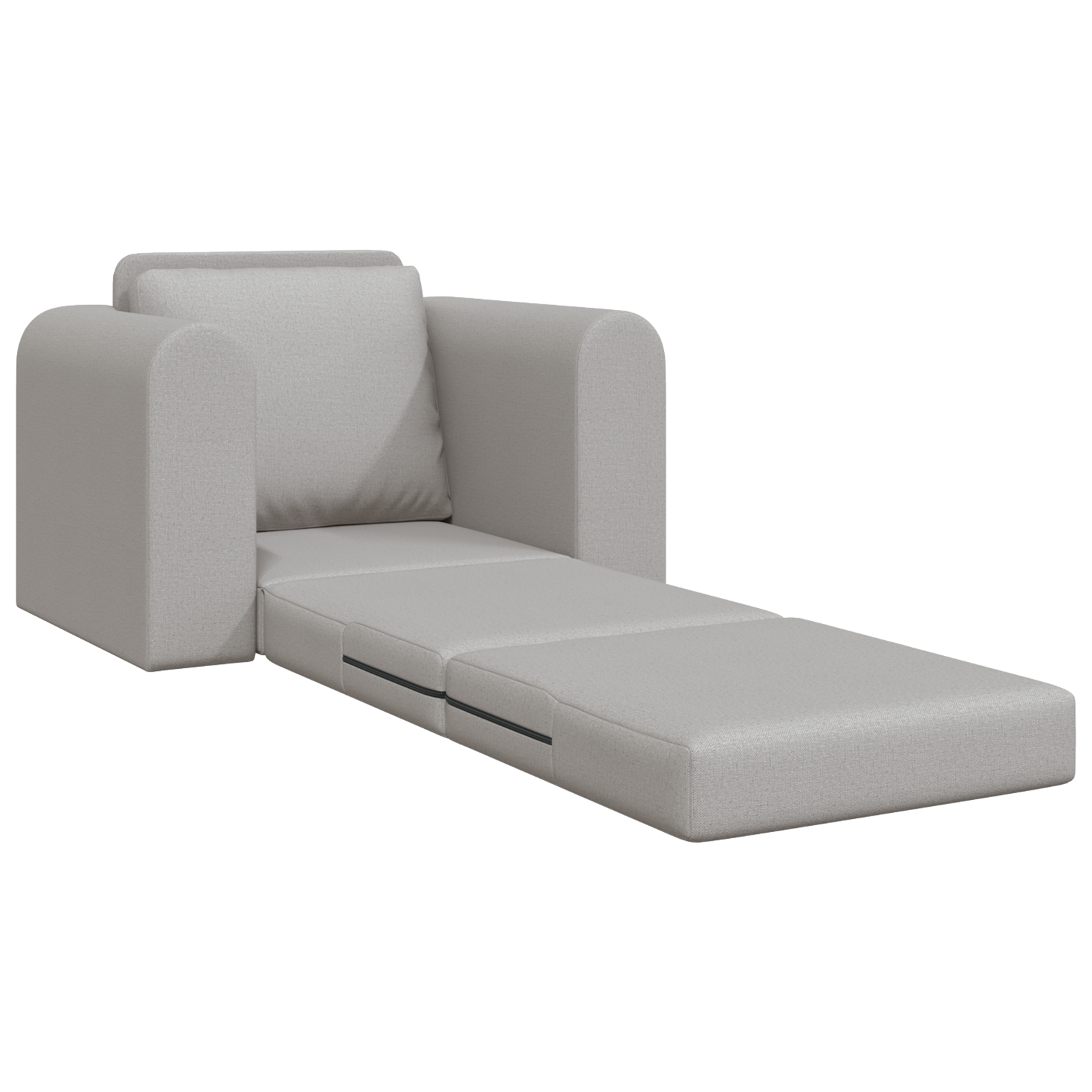 Divano Letto 2-in-1 Grigio Nuvola 98x71x83 cm Tessuto