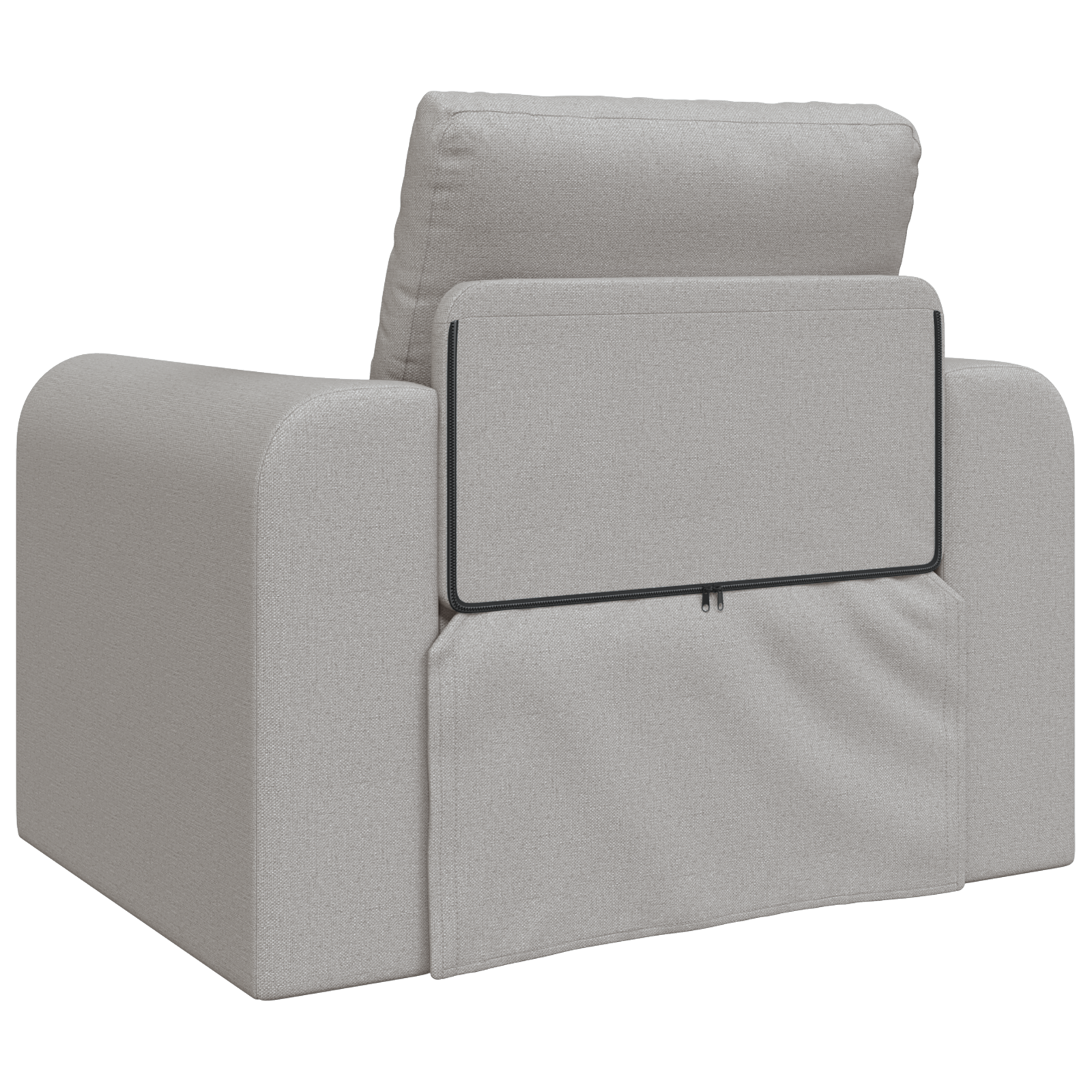 Divano Letto 2-in-1 Grigio Nuvola 98x71x83 cm Tessuto