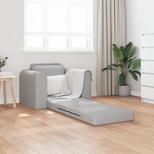 Divano Letto 2-in-1 Grigio Nuvola 98x71x83 cm Tessuto