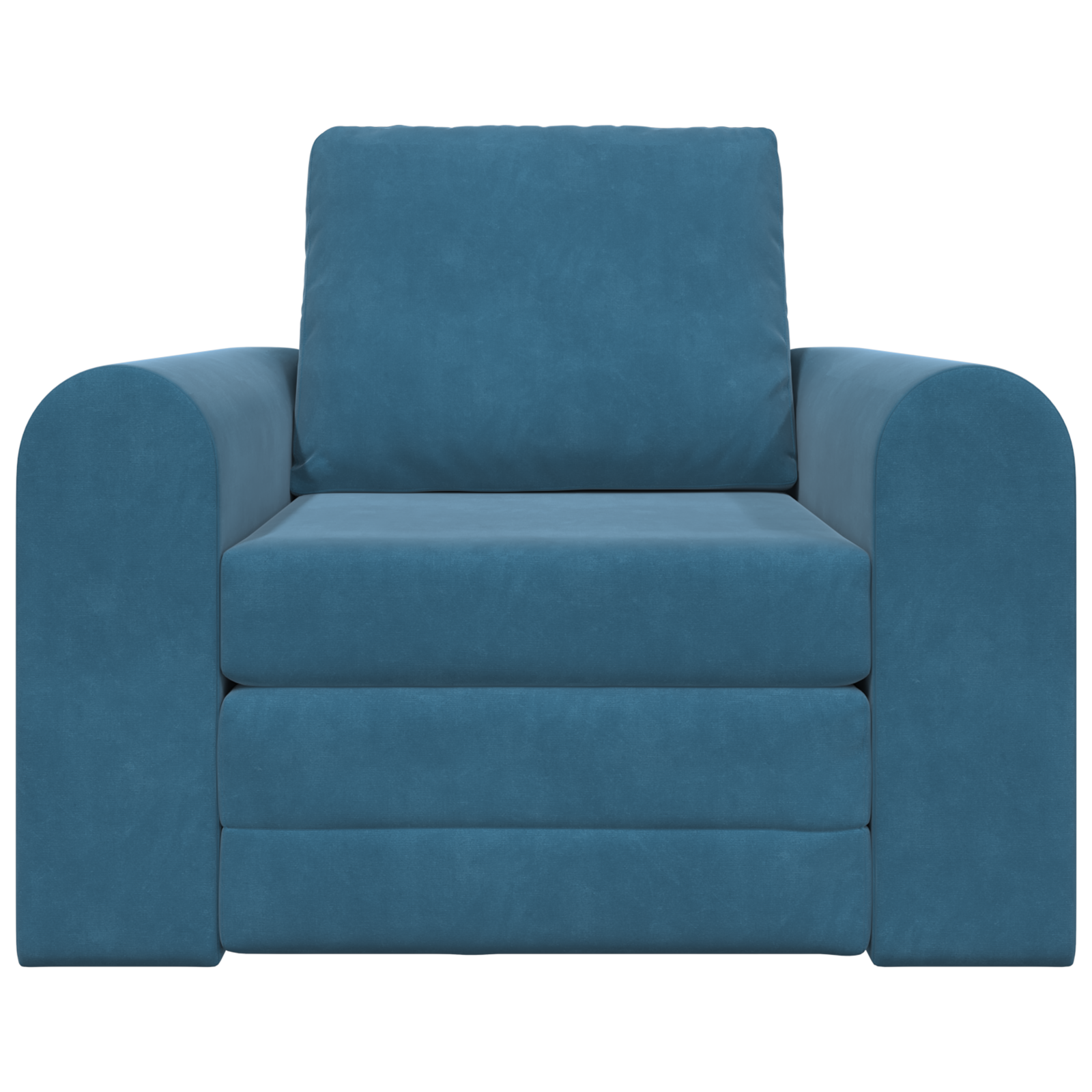 Divano Letto 2 in 1 Blu 98x71x83 cm