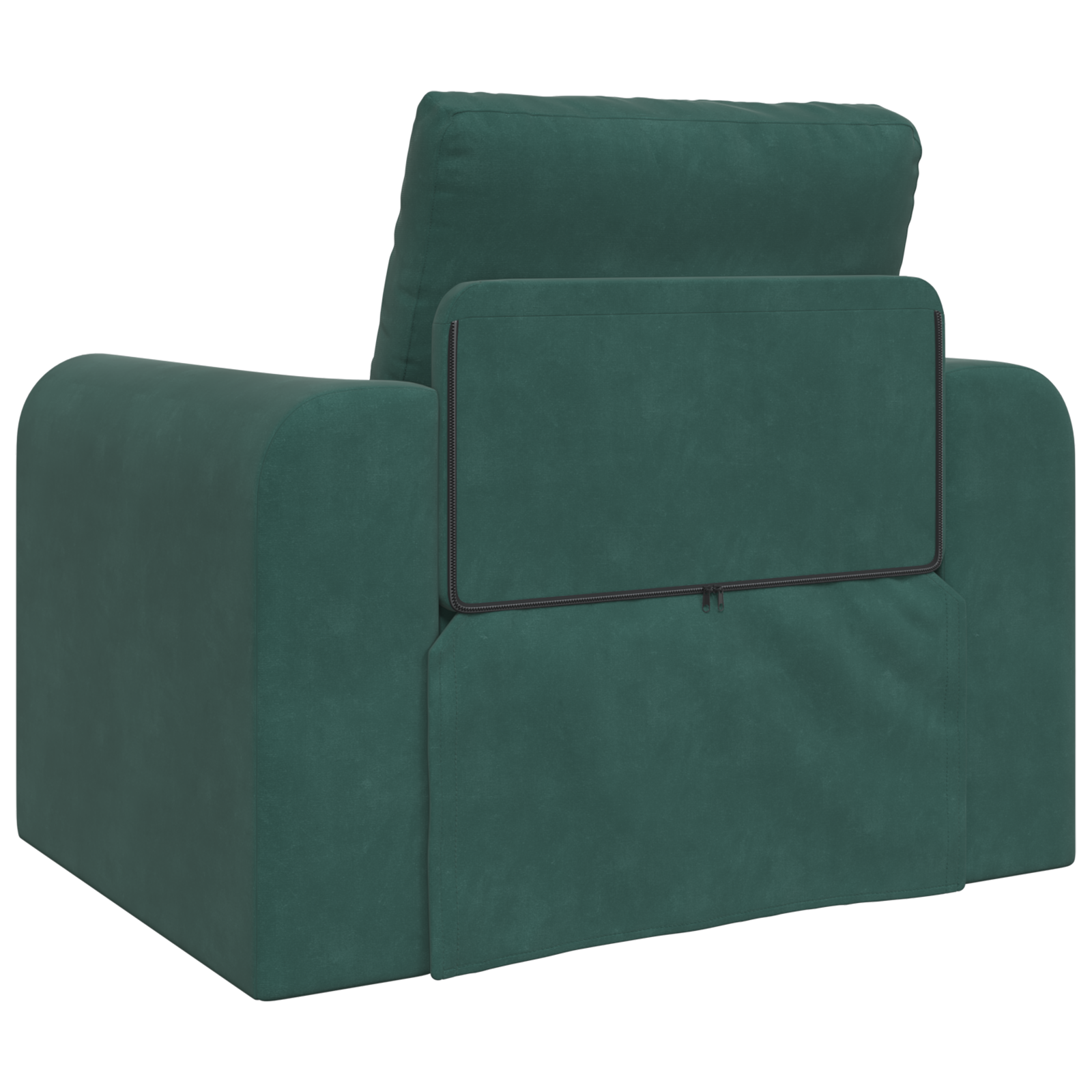 Divano Letto 2-in-1 Verde Scuro 98x71x83 cm