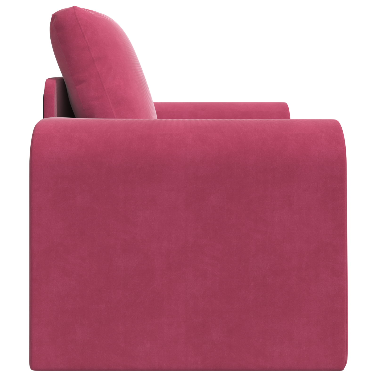 Divano Letto 2 in 1 Rosso Vino 98x71x83 cm Velluto